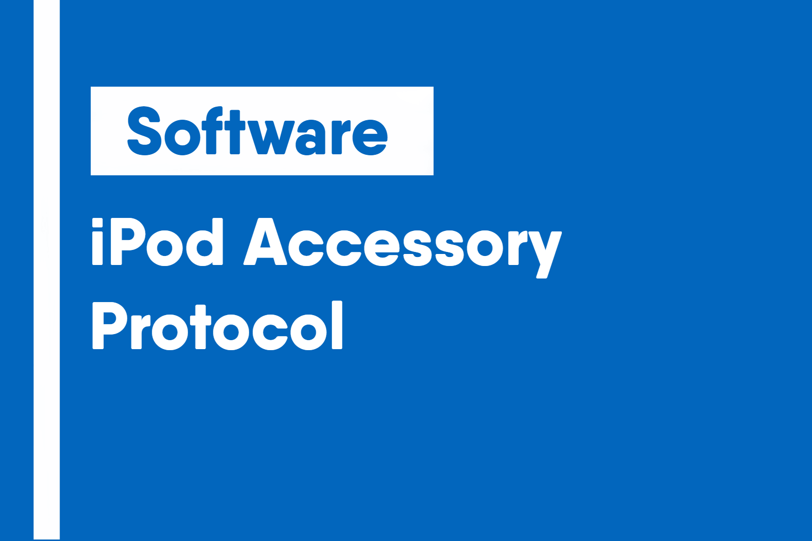 iPod Accessory Protocol