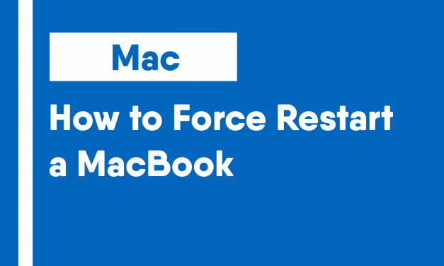 How to Force Restart a MacBook