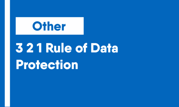 3-2-1 Rule of Data Protection