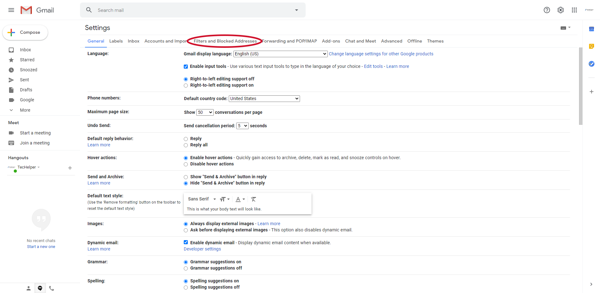 gmail edit or delete filter step 3