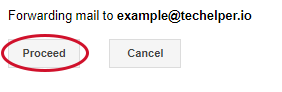 gmail email forwarding step 6