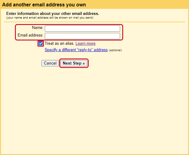 gmail alias email step 5