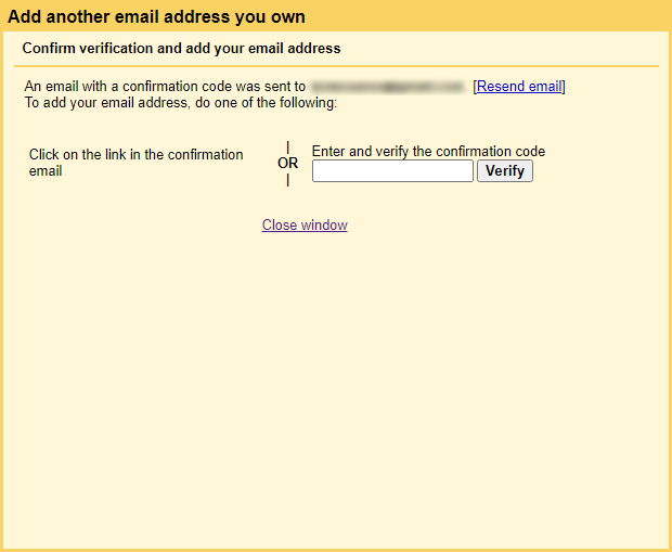 gmail alternate email step 7