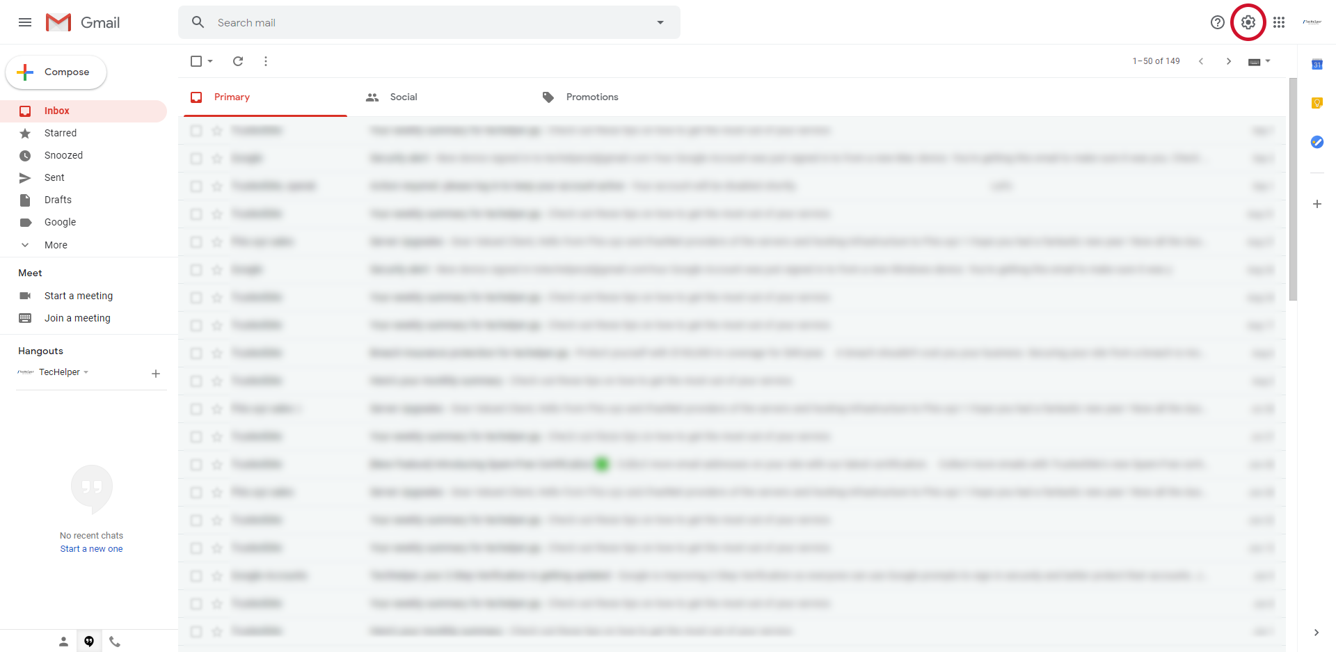 gmail background change step 1