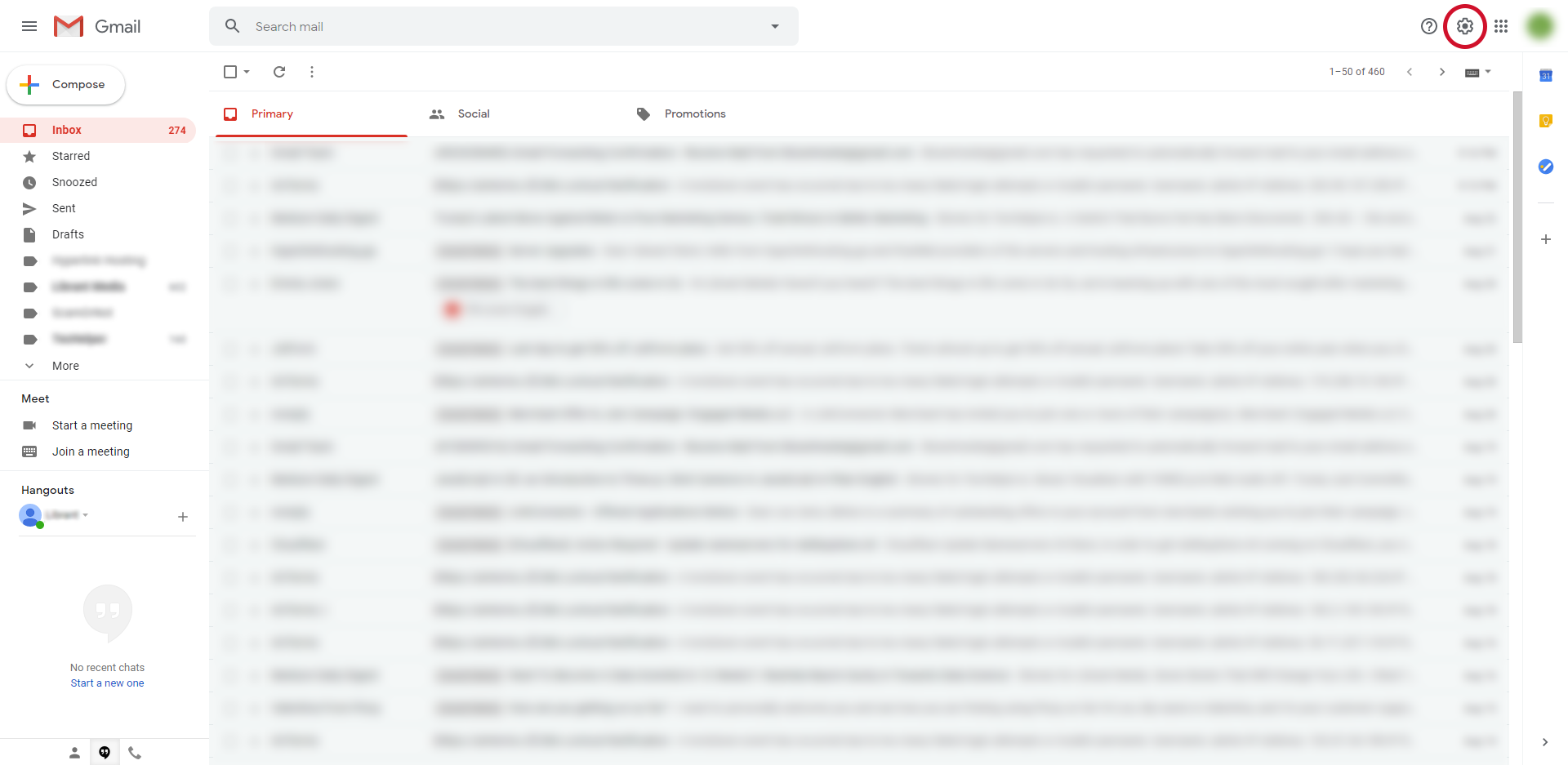 gmail check other emails step 1