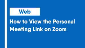 zoom personal link