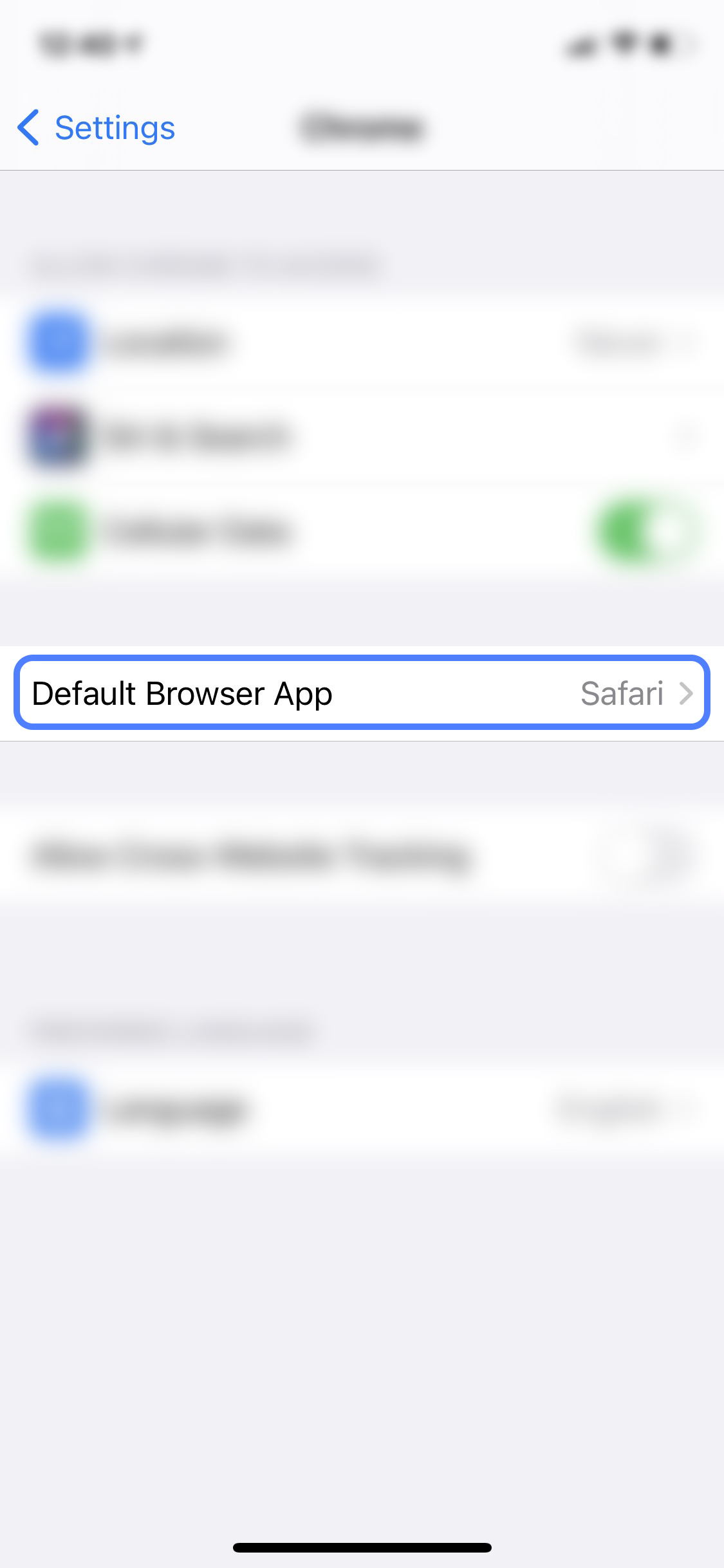 iphone default internet browser step 3