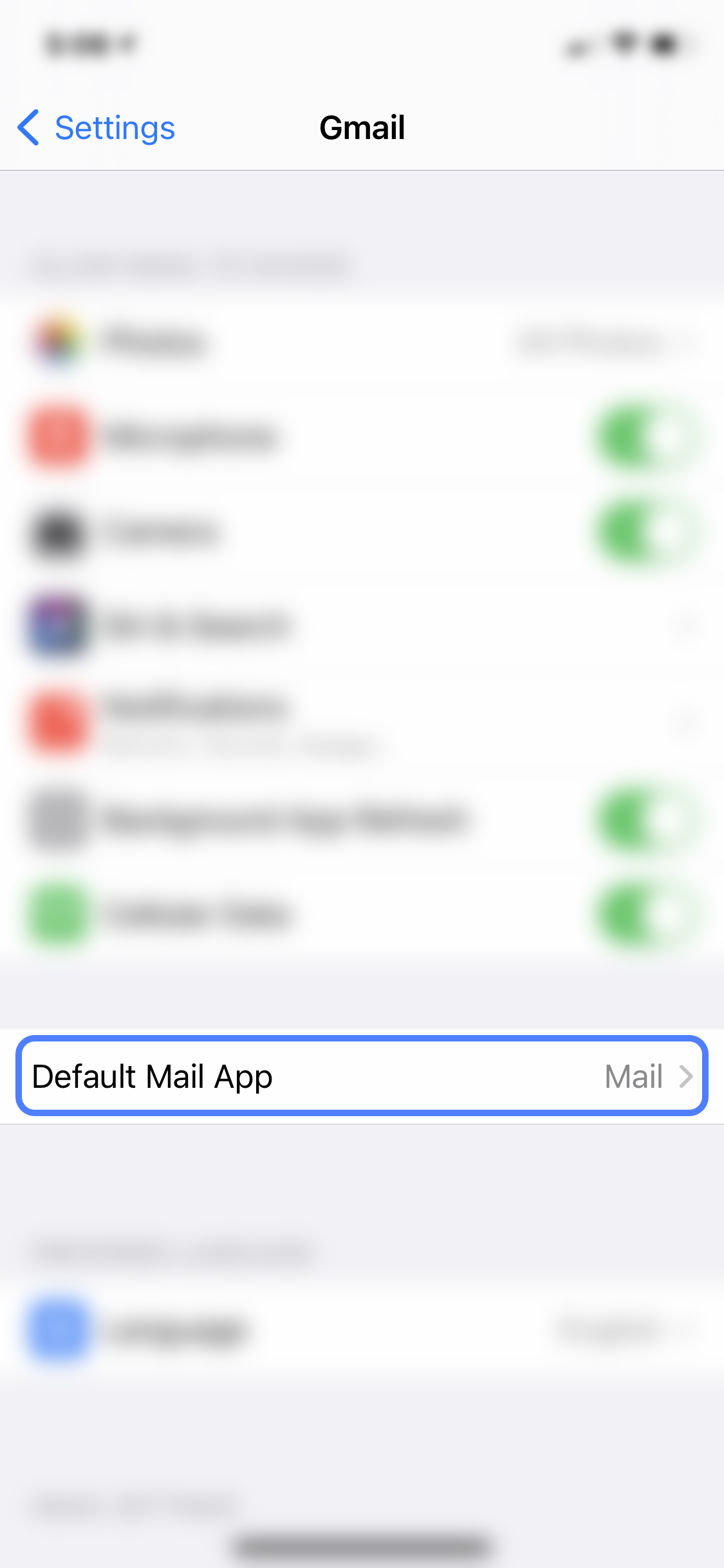iphone default mail app step 3